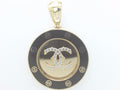 14k Yellow Gold Unisex Pendant 7.6g