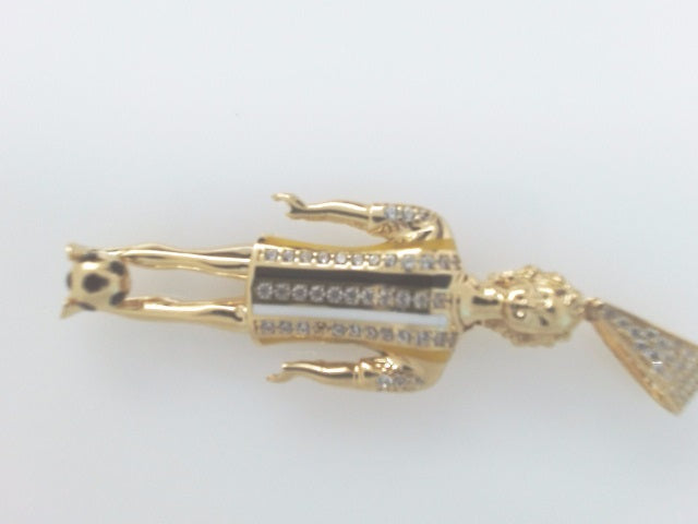 14k Yellow Gold Unisex Pendant 8g