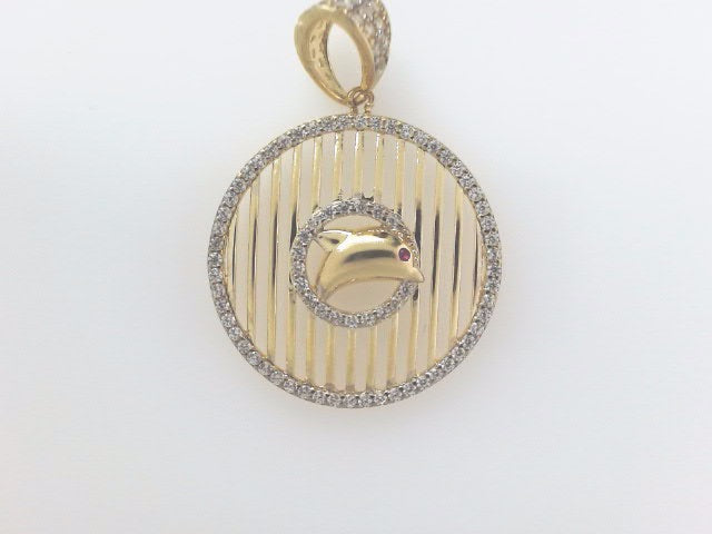 14k Yellow Gold Unisex Pendant 3.8g