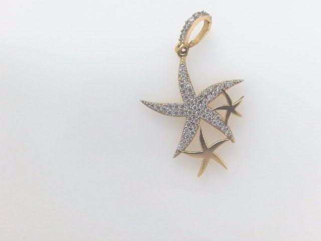 14k Yellow Gold Unisex Pendant 2g