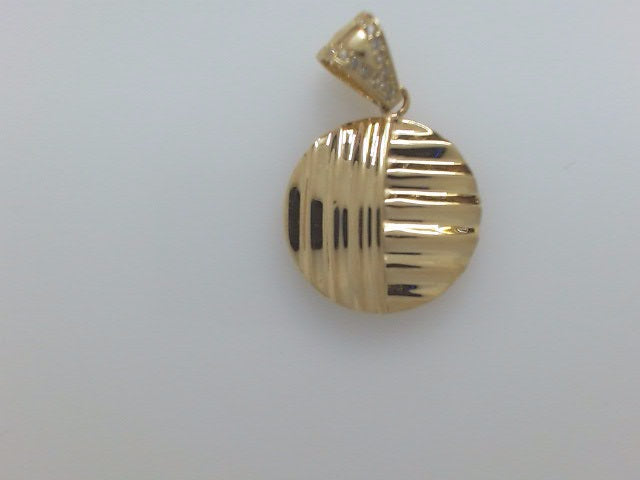 14k Yellow Gold Unisex Pendant 3.7g