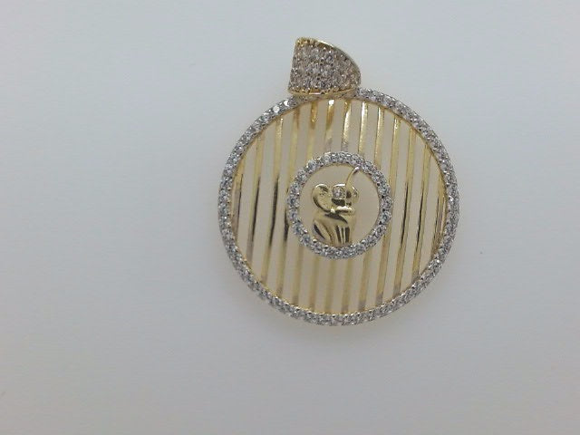 14k Yellow Gold Unisex Pendant 3.5g