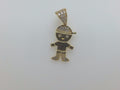 14k Yellow Gold Unisex Pendant 2g