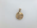 14k Yellow Gold Unisex Pendant 4g