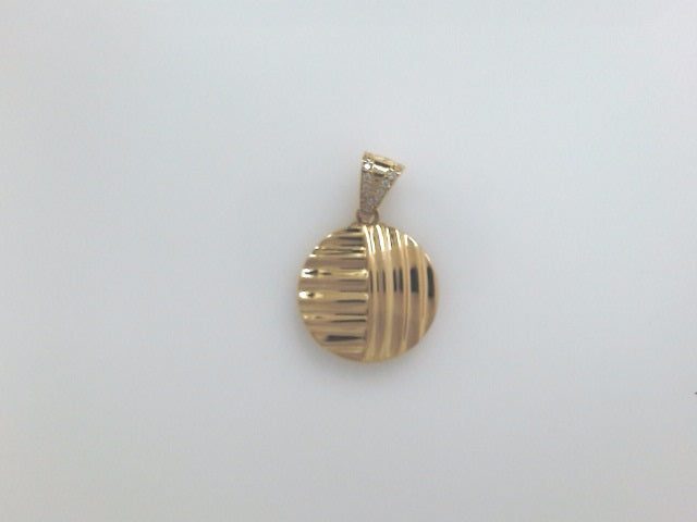 14k Yellow Gold Unisex Pendant 4g