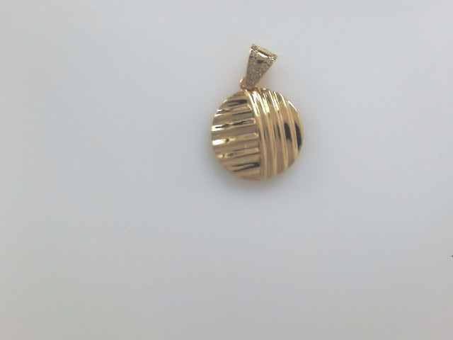 14k Yellow Gold Unisex Pendant 4g