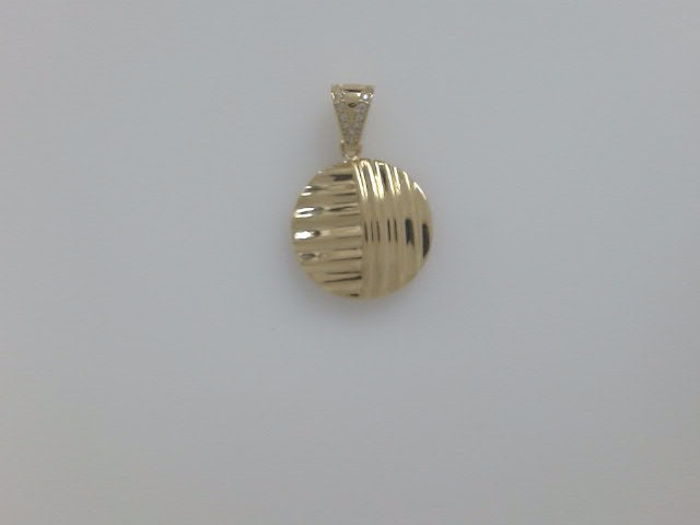 14k Yellow Gold Unisex Pendant 4g