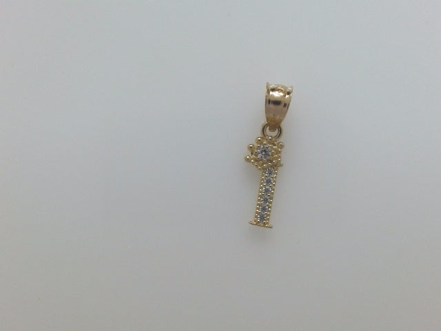 14k Yellow Gold Unisex Pendant 0.9g
