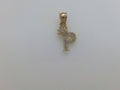 14k Yellow Gold Unisex Pendant 1g
