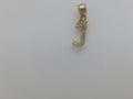14k Yellow Gold Unisex Pendant 0.8g
