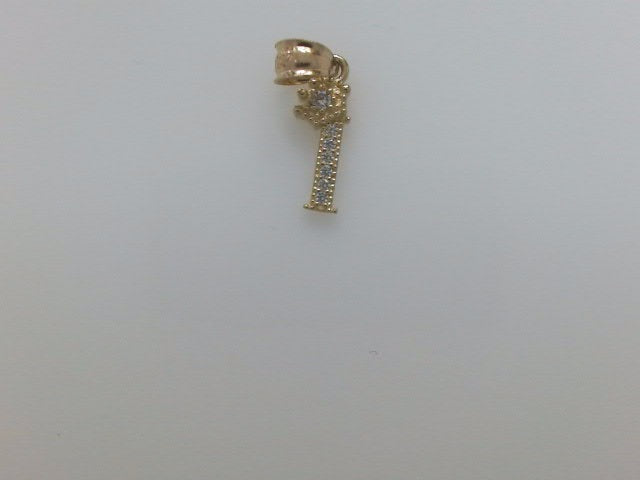 14k Yellow Gold Unisex Pendant 0.8g