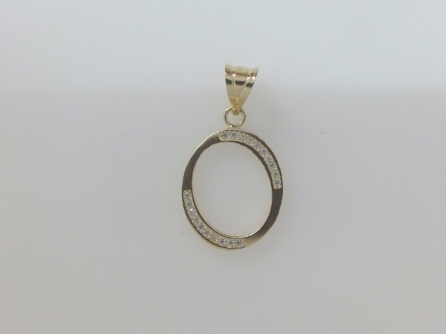 14k Yellow Gold Unisex Pendant 1.5g