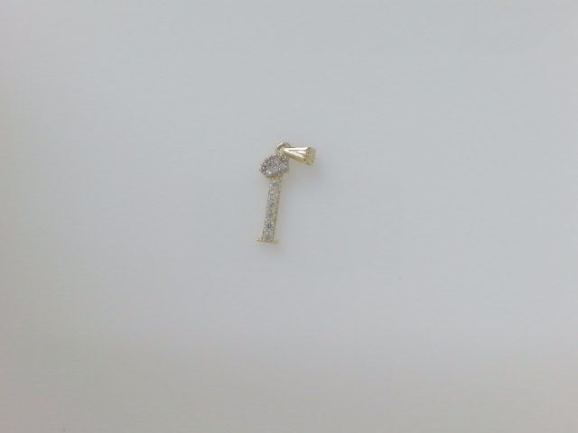 14k Yellow Gold Unisex Pendant 0.6g
