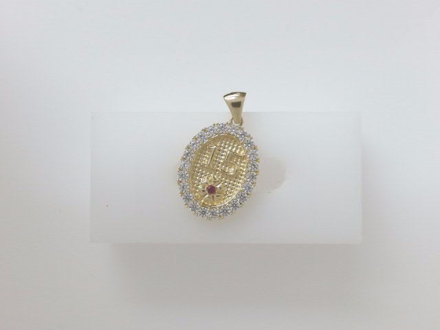14k Yellow Gold Unisex Pendant 3.2g