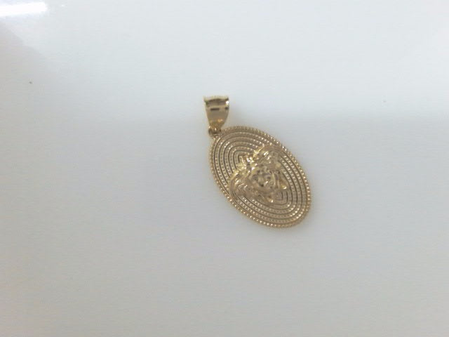 14k Yellow Gold Unisex Pendant 2.9g