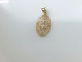 14k Yellow Gold Unisex Pendant 2.8g