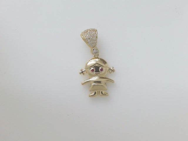 14k Yellow Gold Unisex Pendant 4g