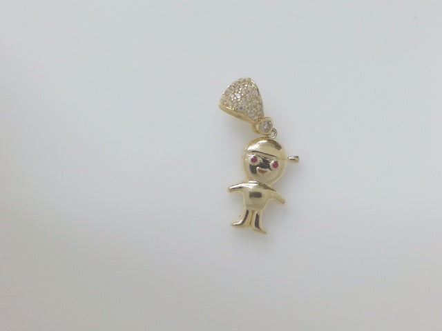 14k Yellow Gold Unisex Pendant 4g