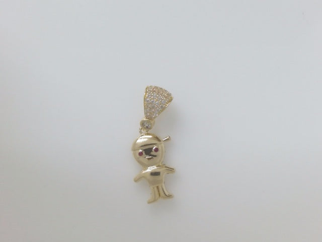 14k Yellow Gold Unisex Pendant 3.8g