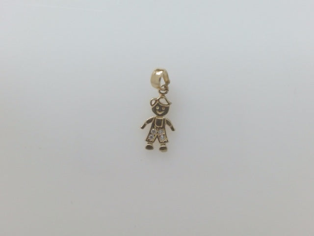 14k Yellow Gold Unisex Pendant 0.7g