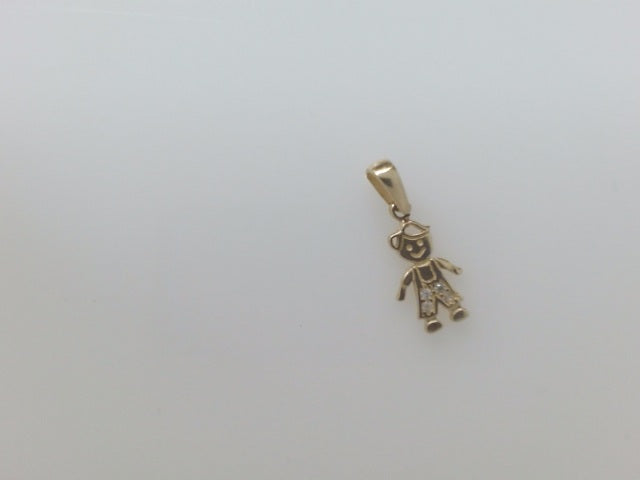 14k Yellow Gold Unisex Pendant 0.6g