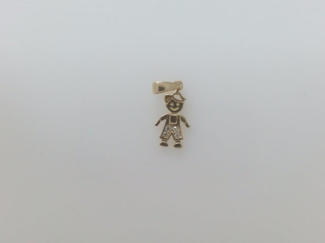 14k Yellow Gold Unisex Pendant 0.6g