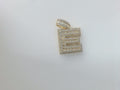 14k Yellow Gold Unisex Pendant 6.3g