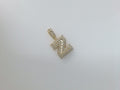 14k Yellow Gold Unisex Pendant 2.3g