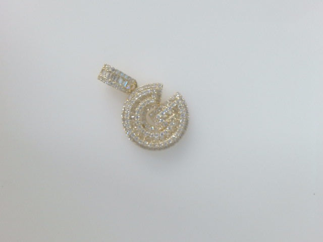 14k Yellow Gold Unisex Pendant 5.1g