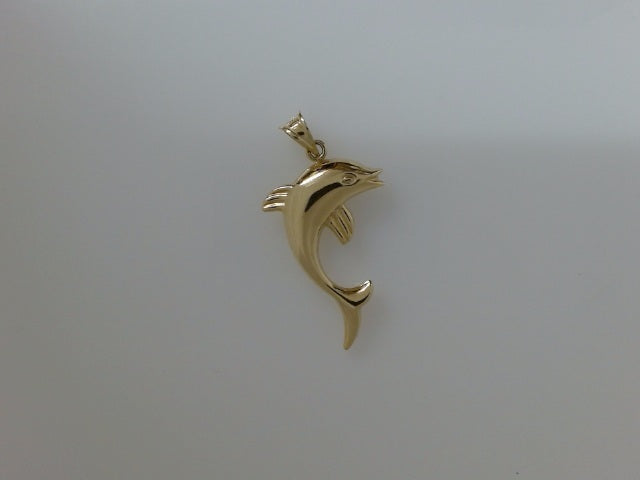 14k Yellow Gold Unisex Pendant 1.3g