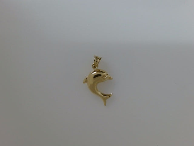 14k Yellow Gold Unisex Pendant 1g