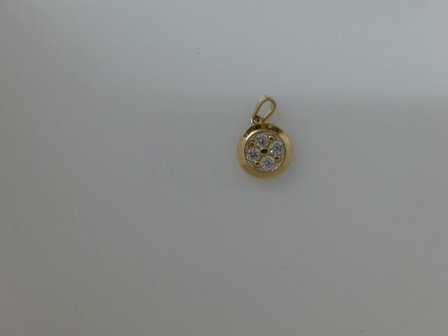 14k Yellow Gold Unisex Pendant 2g