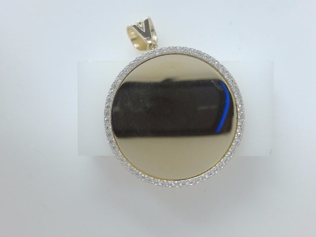 14k Yellow Gold Unisex Pendant 7.7g