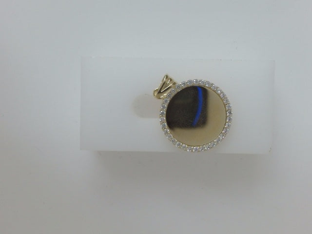 14k Yellow Gold Unisex Pendant 1.9g