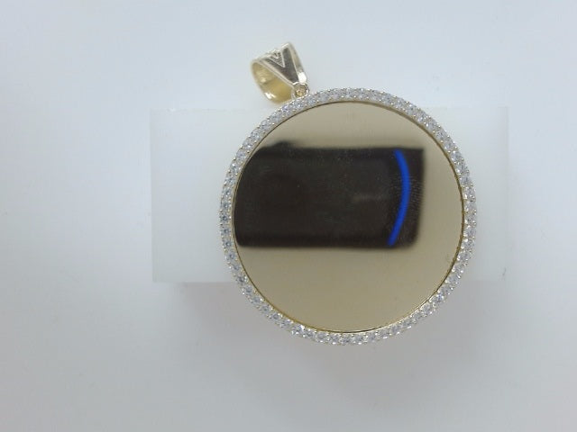 14k Yellow Gold Unisex Pendant 7.7g