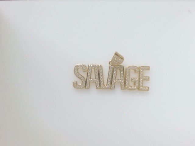 14k Yellow Gold Unisex Pendant 9g