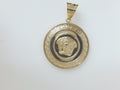 14k Yellow Gold Unisex Pendant 8g