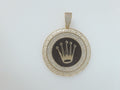 14k Yellow Gold Unisex Pendant 8.6g