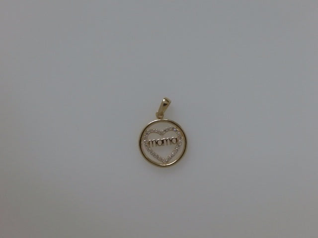 14k Yellow Gold Unisex Pendant 1.5g