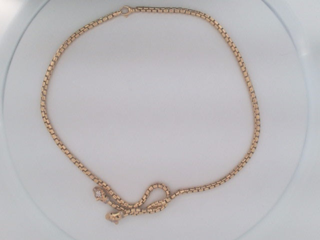 14k Yellow Gold Women's Choker 25.8g