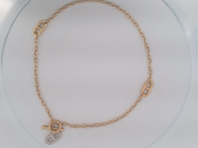 14k Yellow Gold Women's Choker 10.4g
