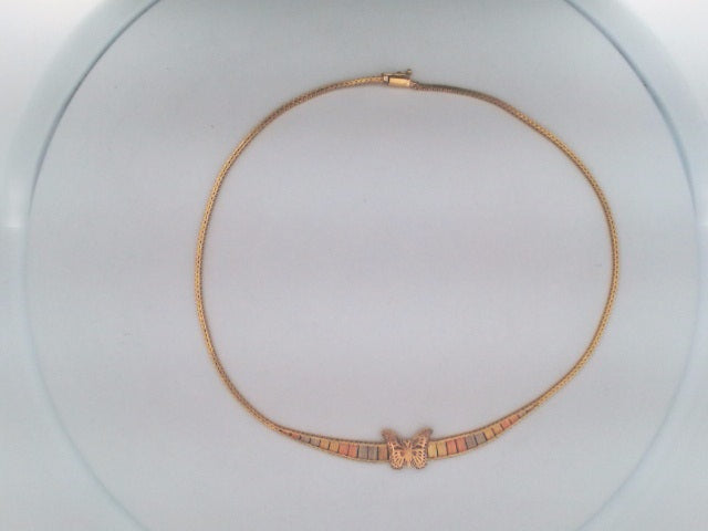 14k Yellow Gold Women's Choker 11.1g