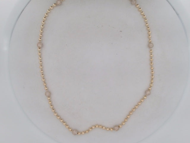 14k Yellow Gold Women's Choker 17.6g