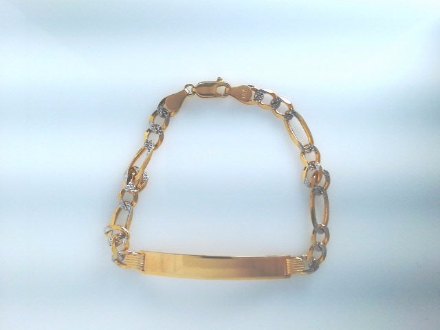 14k Yellow Gold Men's Bracelet 10g