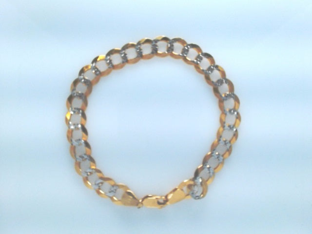 14k Yellow Gold Men's Bracelet 12.9g