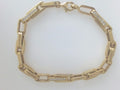 14k Yellow Gold Men's Bracelet 16.9g