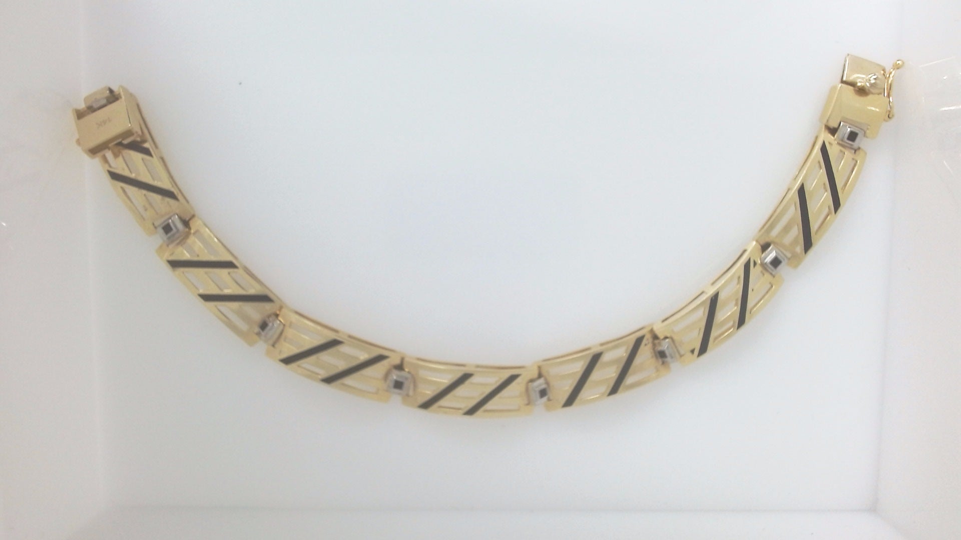 14k Yellow Gold Men's Bracelet 16.5g