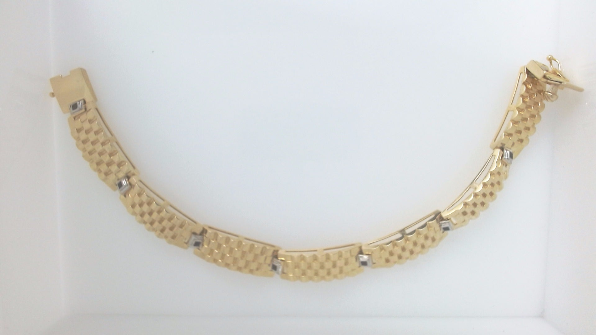 14k Yellow Gold Men's Bracelet 23.8g