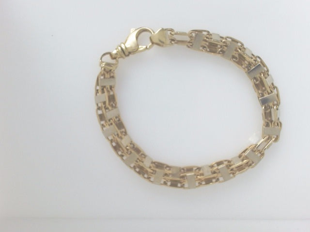 14k Yellow Gold Men's Bracelet 16.6g