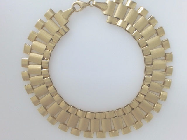 14k Yellow Gold Men's Bracelet 15.2g